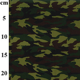 Rose & Hubble Jungle Camouflage 100% Cotton Poplin Fabric (CP0437)